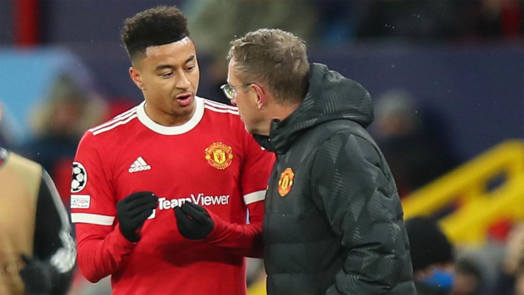 Jesse Lingard and Ralf Rangnick