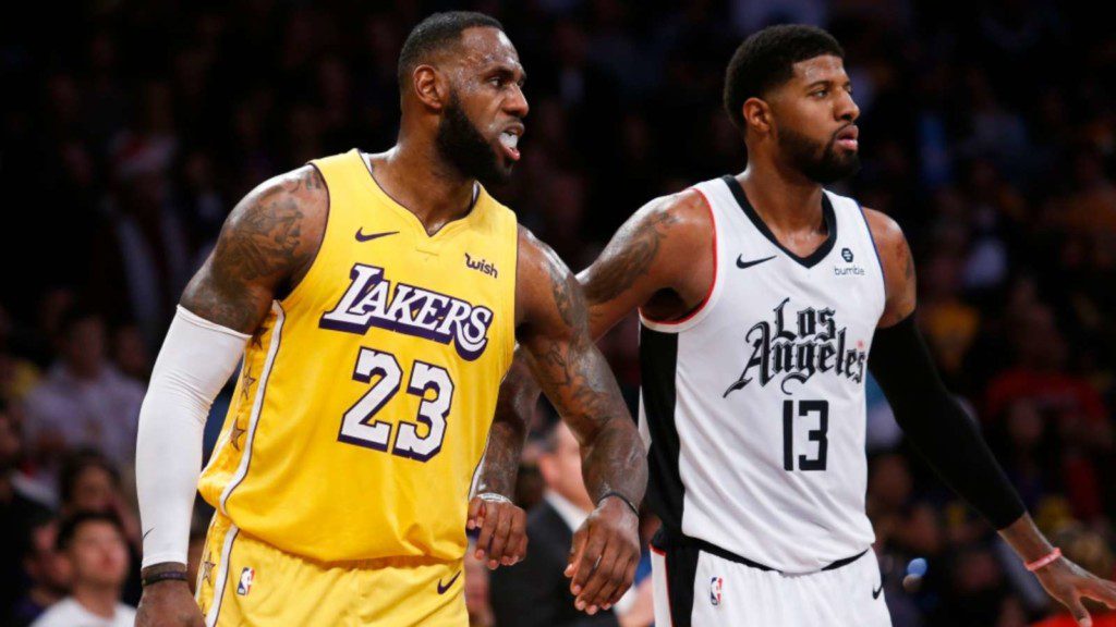 Los Angeles Lakers vs Los Angeles Clippers in 2020