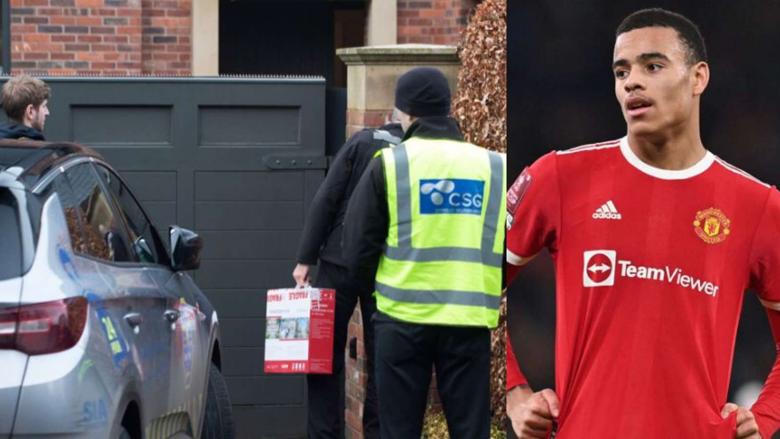 Manchester United’s Mason Greenwood adds extra security to his mansion after his release on bail amidst allegations