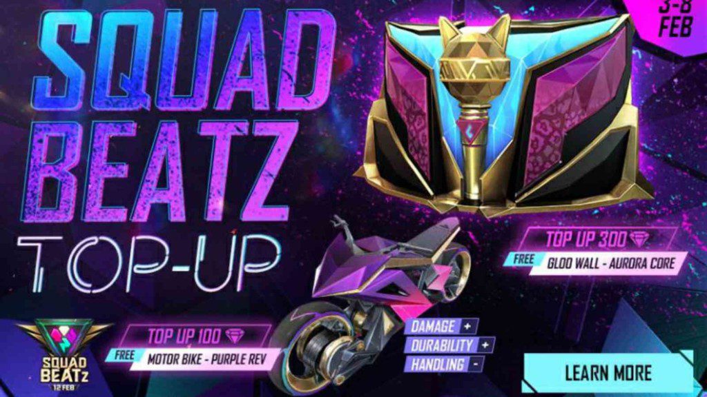 Squad Beatz Top-Up Event