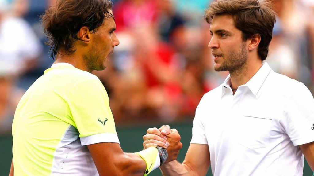 Rafael Nadal and Gilles Simon