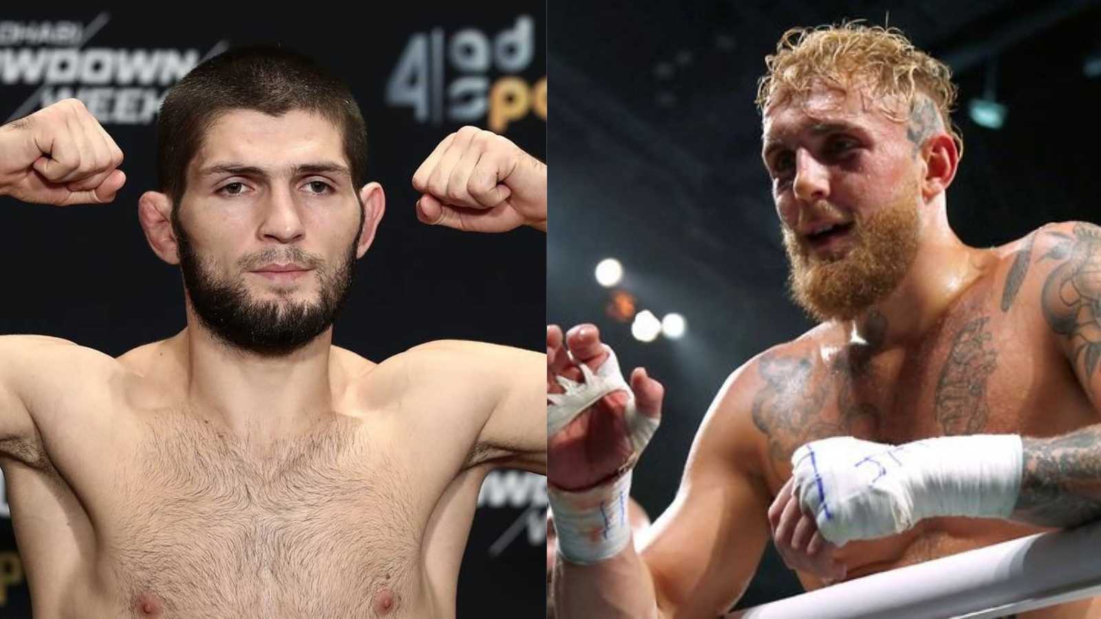 “Just couple of minutes” Khabib Nurmagomedov responds to Jake Paul’s callout he demanded in return to sign with Eagle FC