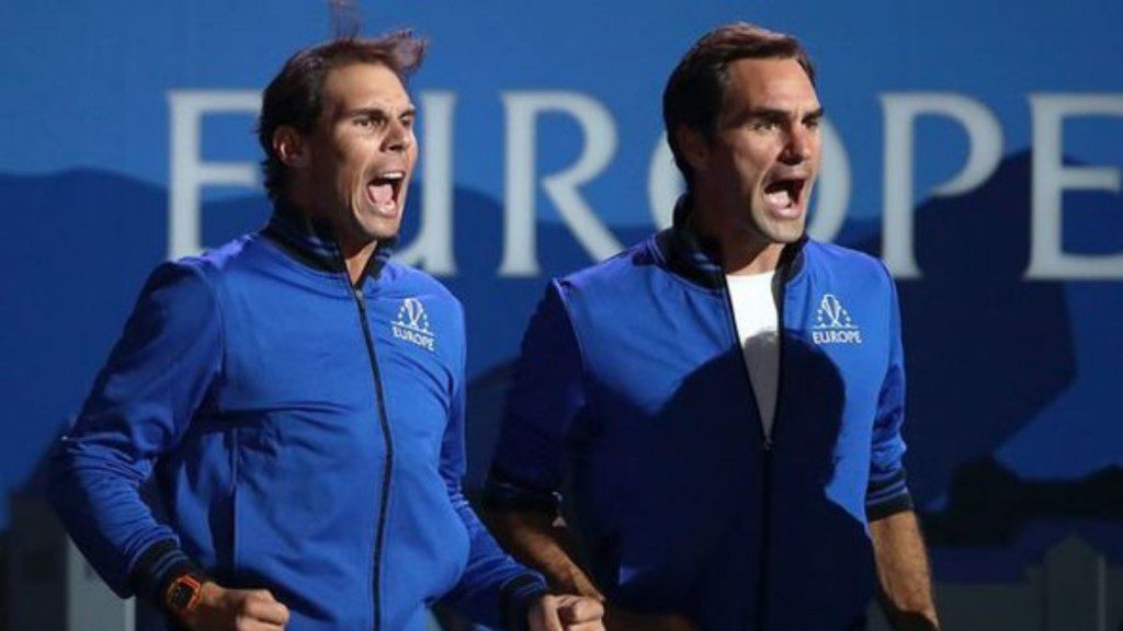 Roger Federer and Rafael Nadal