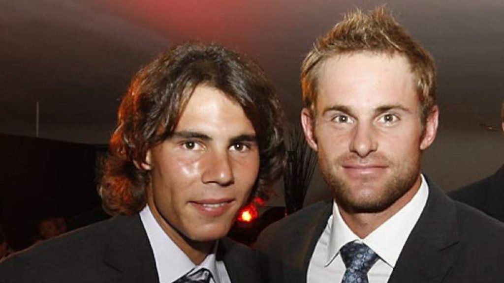 Rafael Nadal and Andy Roddick