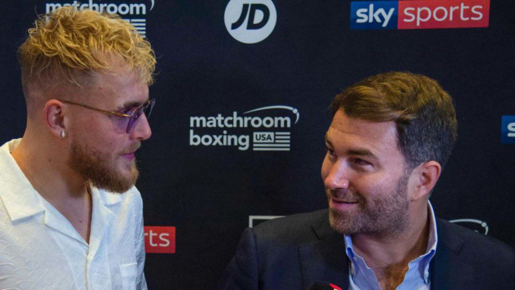 Jake Paul and Eddie Hearn