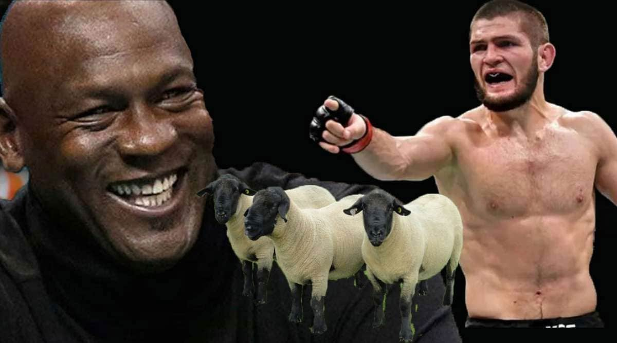 Khabib Nurmagomedov offers three sheep to meet Michael Jordan 