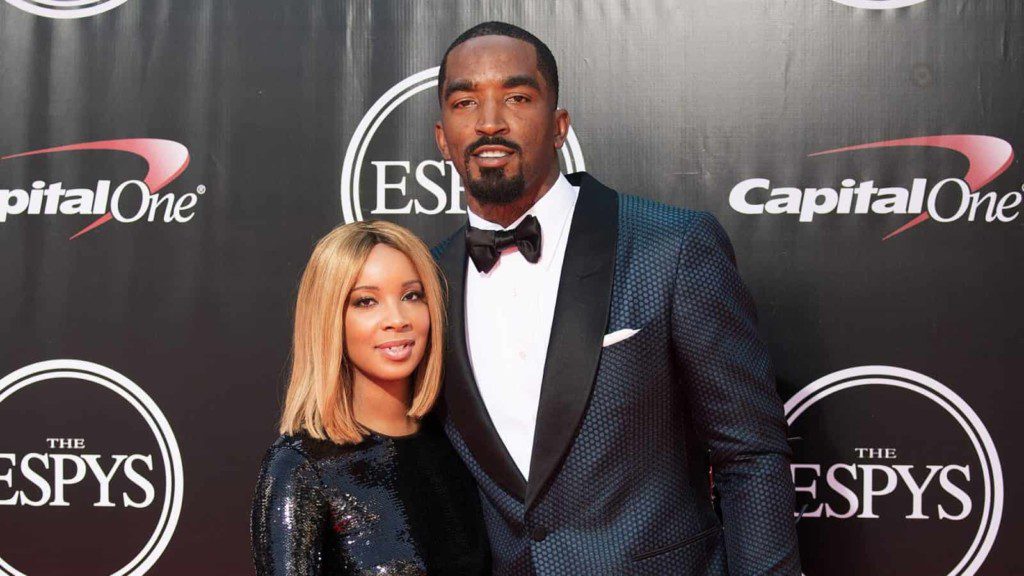 JR Smith and Jewel Harris