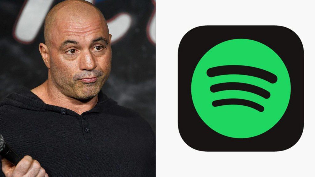 Joe Rogan(L), Spotify(R)