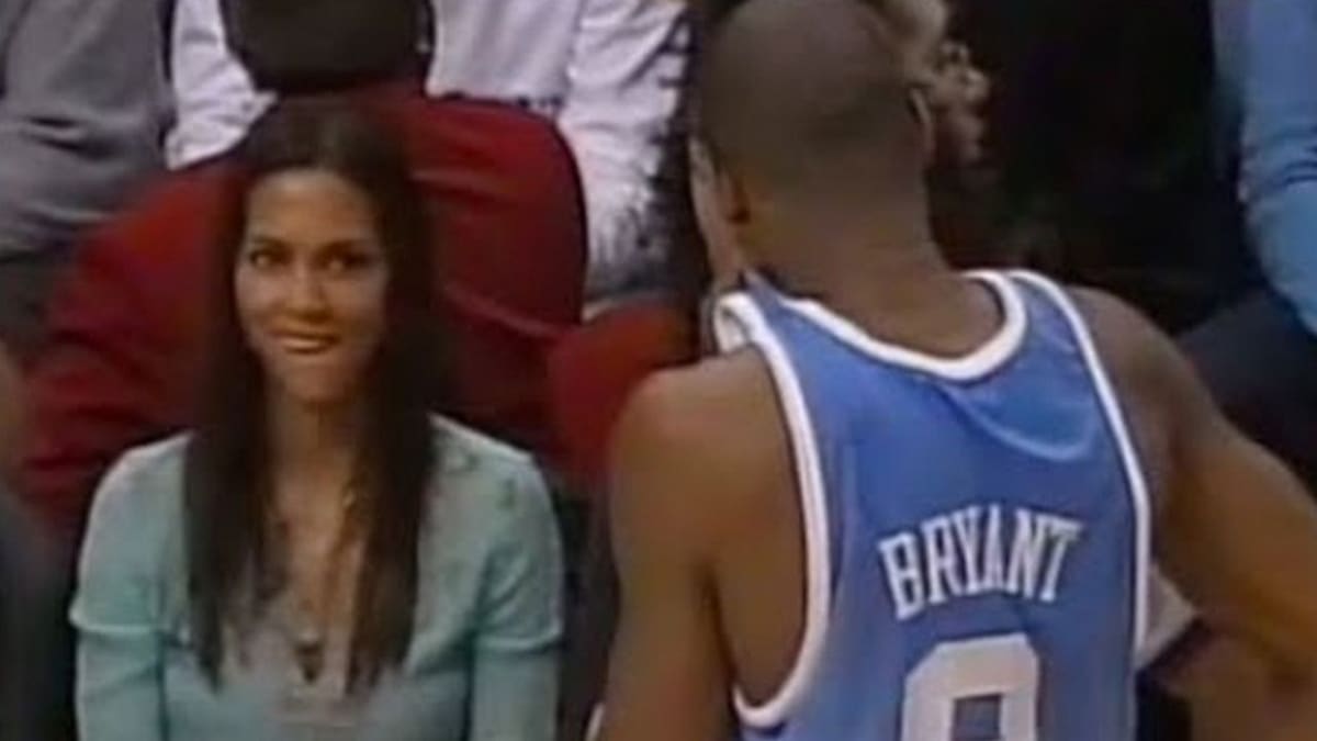 Twitter went bonkers after video of Actress Halle Berry giving Kobe Bryant a thirsty stare sufaces the internet