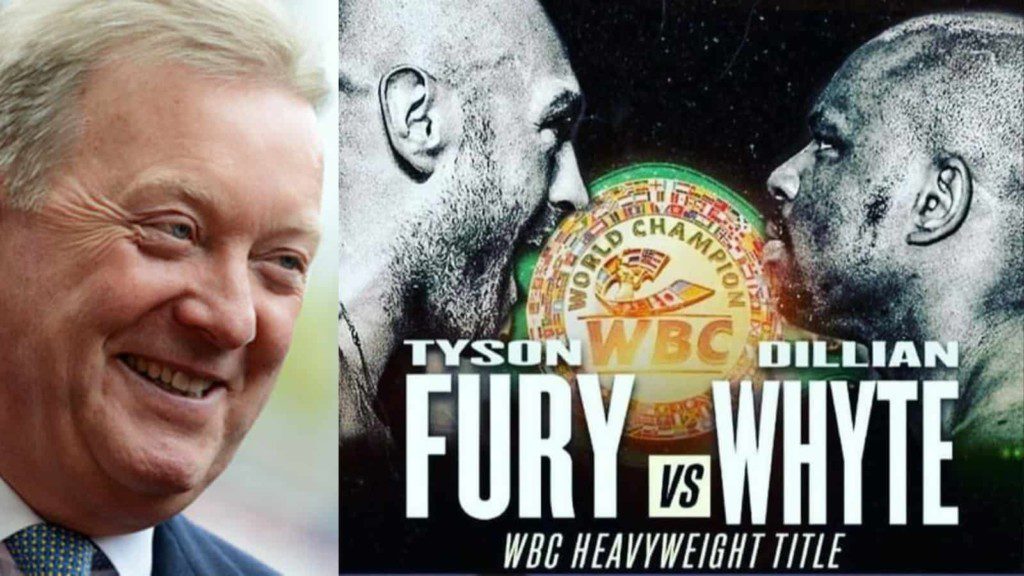 Frank Warren(L), Tyson Fury vs. Dillian Whyte(R)