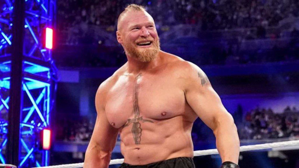 Brock Lesnar at Royal Rumble 2022