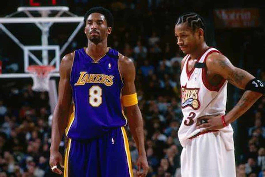 Kobe Bryant and Allen Iverson