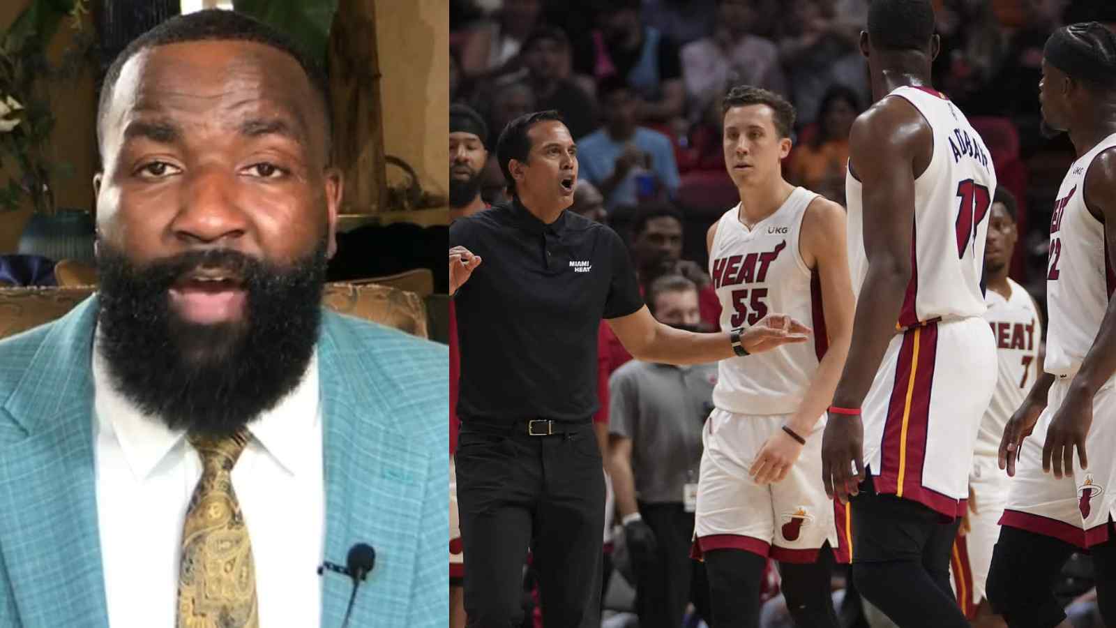 “This matchup is going to be personal” Kendrick Perkins chooses the Miami Heat to post the ‘most-difficult’ threat to the Milwaukee Bucks in the East playoff bracket