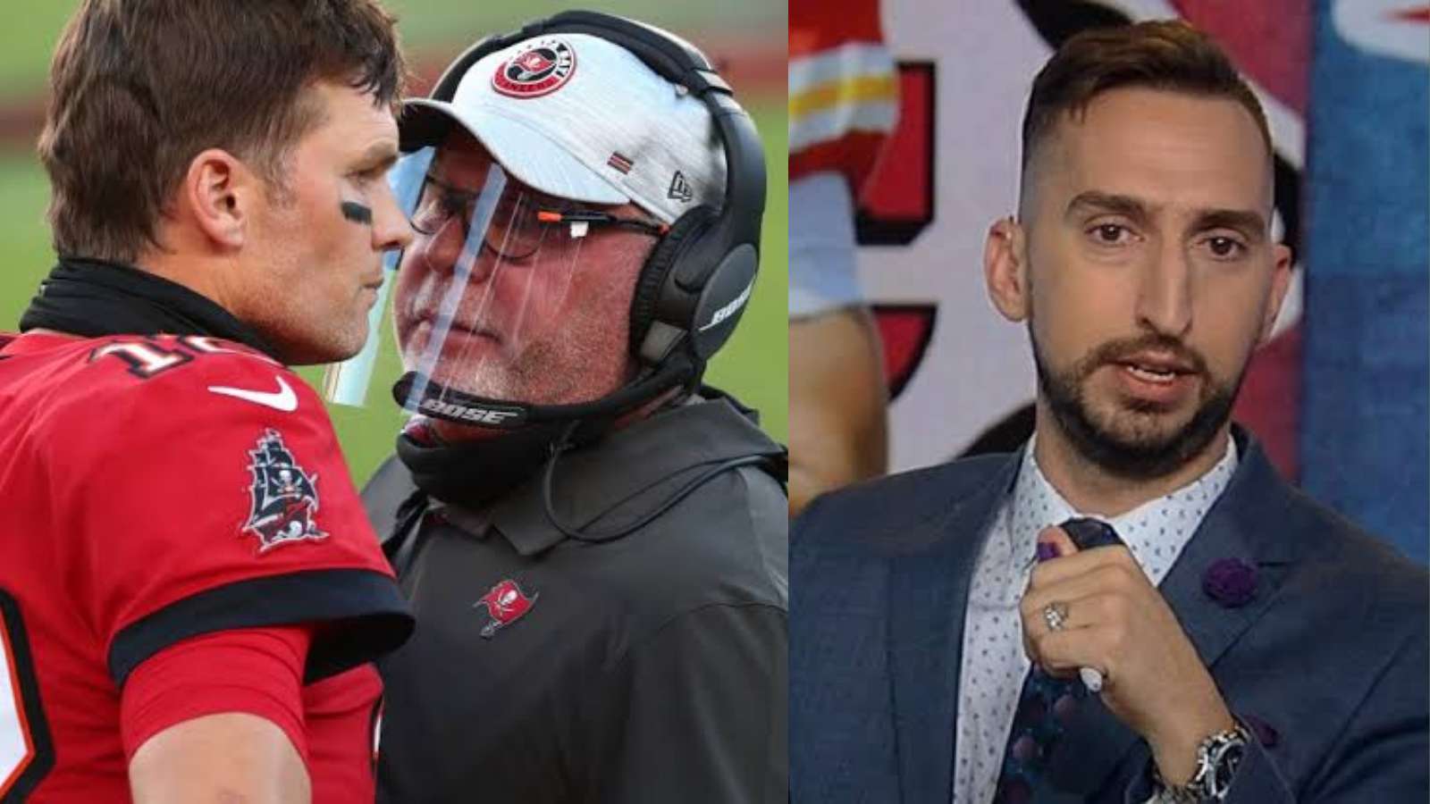 “Tom Brady clearly forced Bruce Arians out” – Nick Wright BLAMES the legendary QB for the Bucs HC retiring