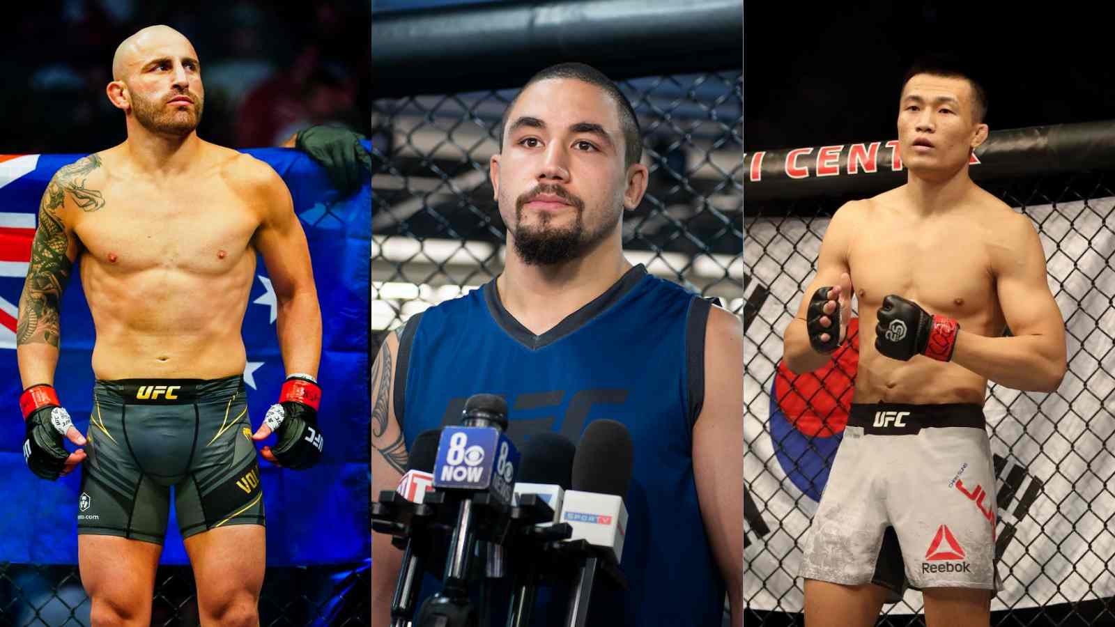 “He is tough as nails” Robert Whittaker gives his predictions for Alexander Volkanovski vs Korean Zombie at UFC 273