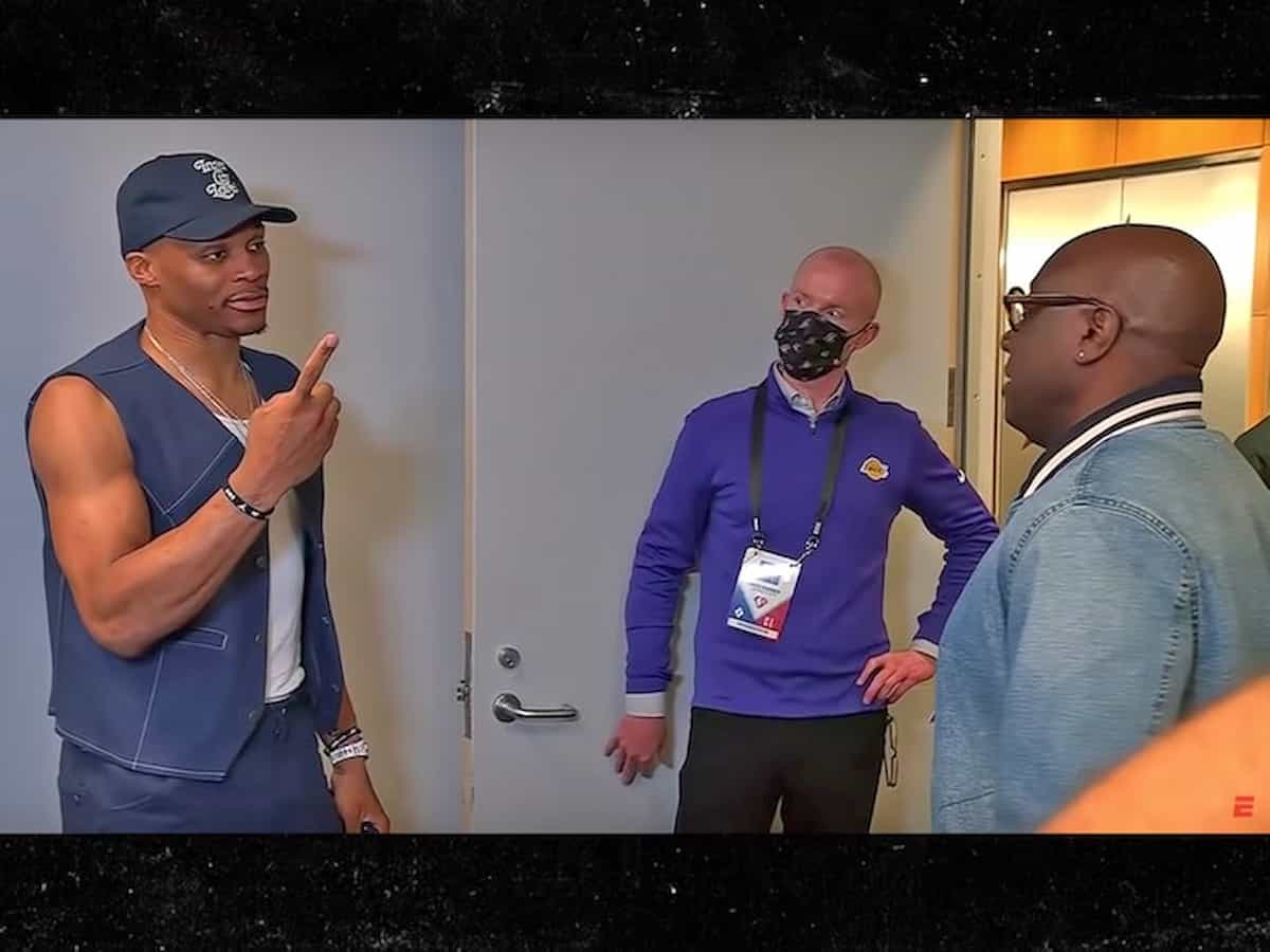 Lakers star Russell Westbrook gets into heated exchange with reporter following Lakers’ 3rd consecutive loss 