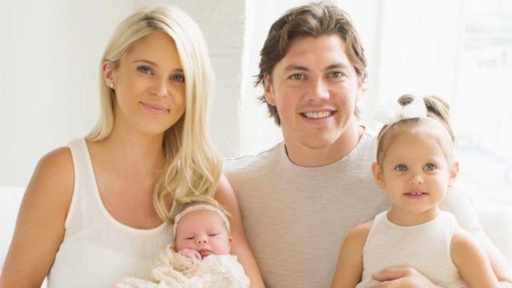 T.J. Oshie and Lauren Cosgrove