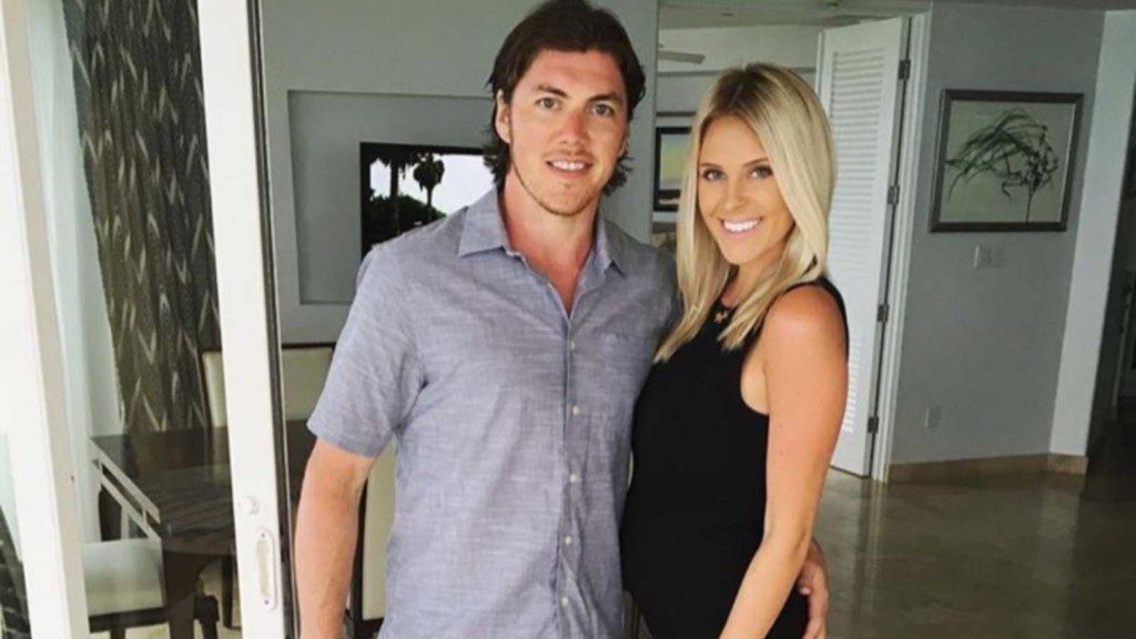 T.J. Oshie and Lauren Cosgrove