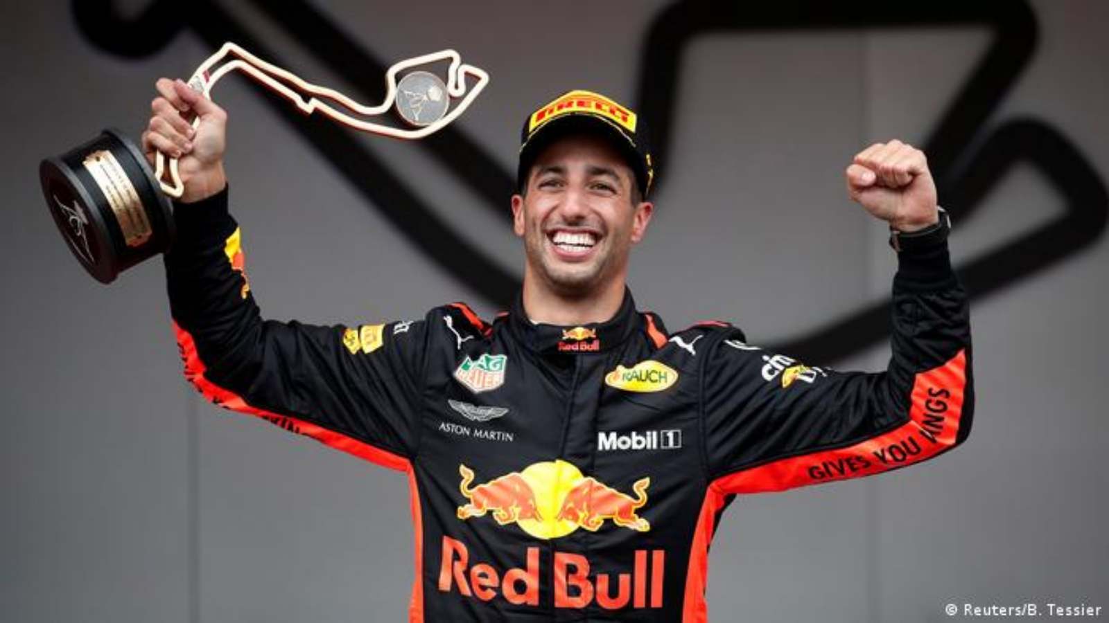 “I felt like that was in the DNA of the car,” Daniel Ricciardo opines on the strong braking system at Red Bull