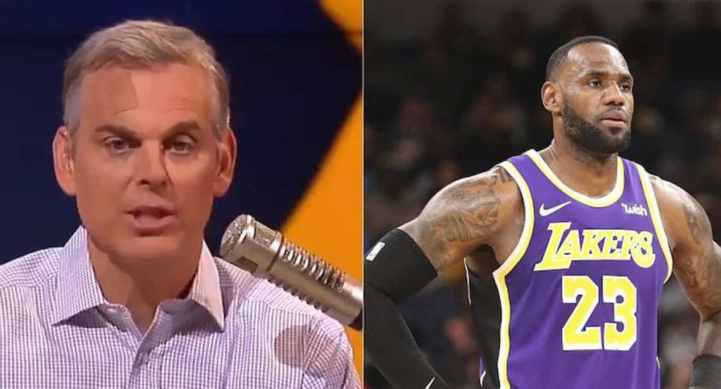 Colin Cowherd and LeBron James