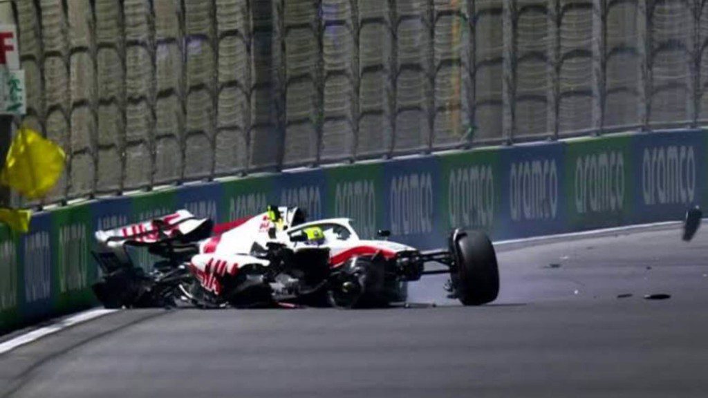 Mick Schumacher's crash at the Saudi Arabian Grand Prix qualifying