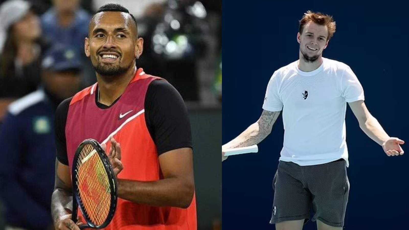 “That’s crazy” Nick Kyrgios left stunned by Alexander Bublik’s audacious trick shot at the Miami Open