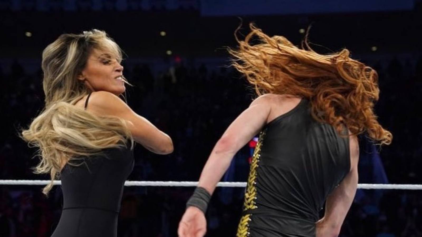 “Completely unwarranted”; Becky Lynch reacts to Trish Stratus slapping her during WWE live event