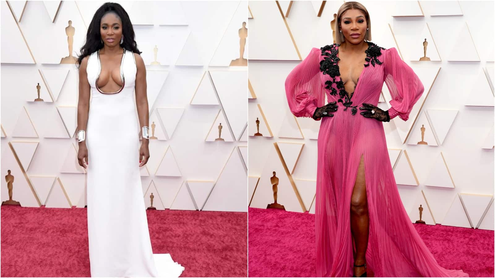 ‘Princesses of King Richard’ Venus and Serena Williams charm the red carpet at the Oscars