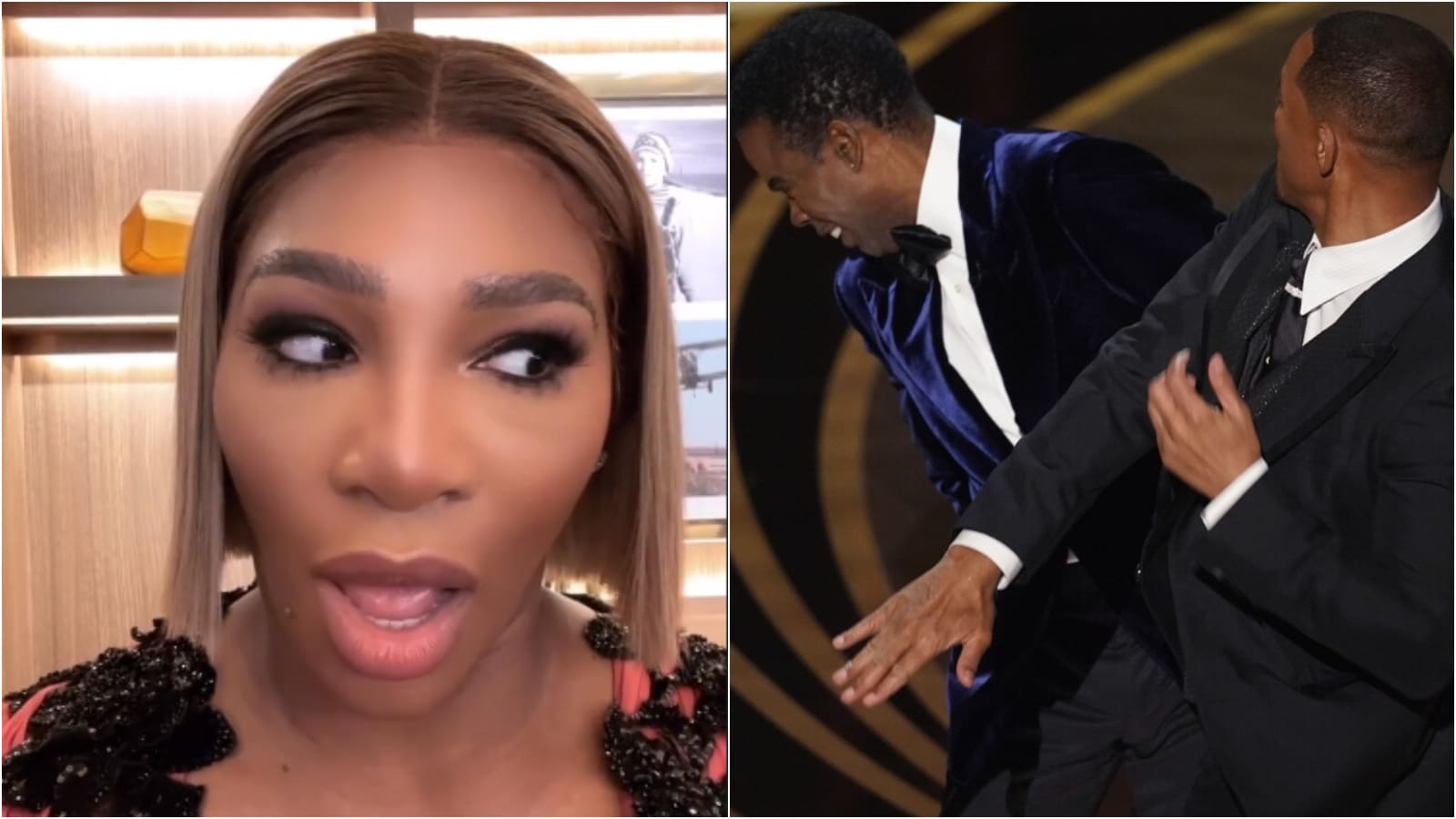 “I just…”- Serena Williams breaks silence on Will Smith slapping Chris Rock for cracking jokes about Jada Pinkett’s hair