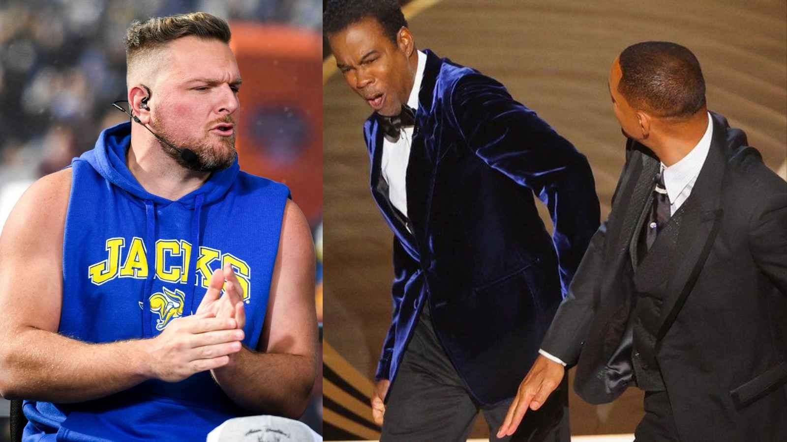 “S**t went DAHN”: Pat McAfee amazed as things turn ugly between Will Smith and Chris Rock at Oscars 2022