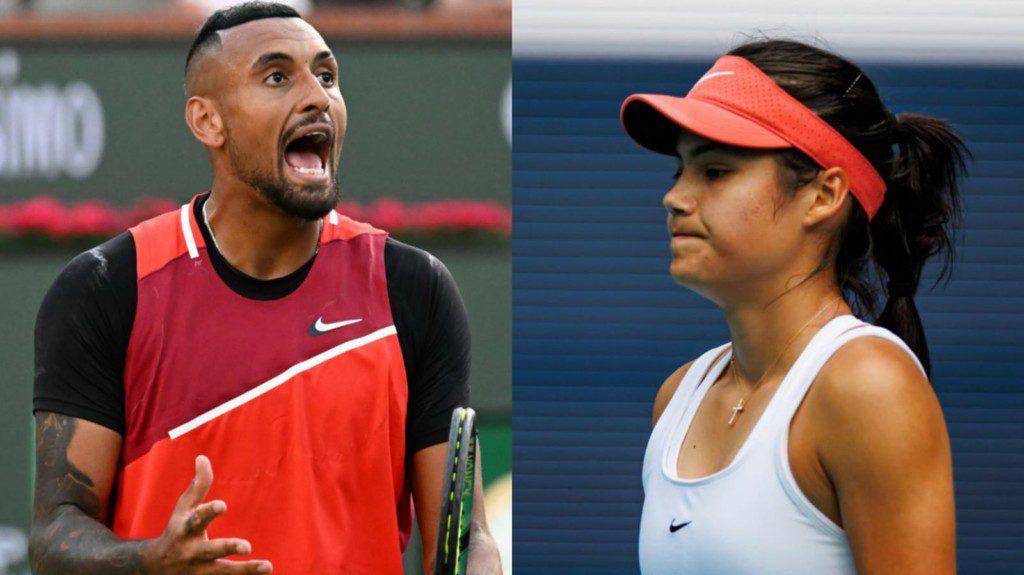 Nick Kyrgios and Emma Raducanu