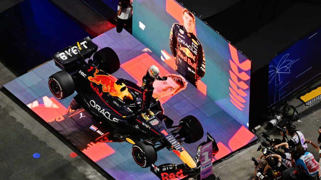 Max Verstappen at the Saudi Arabian GP