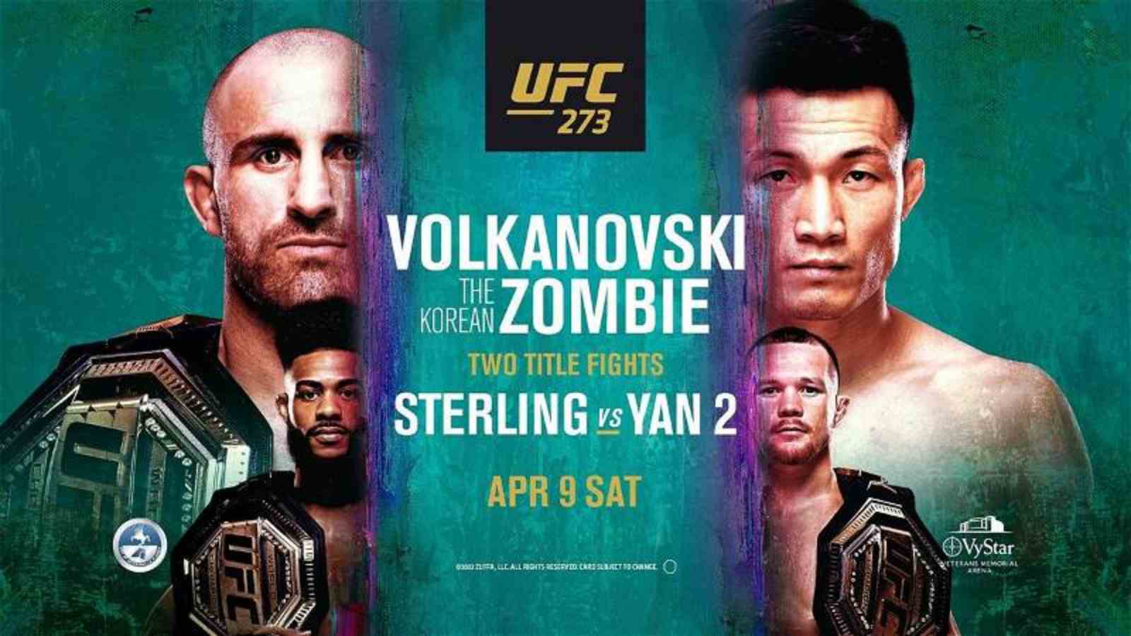 UFC 273: Alexander Volkanovski vs The Korean Zombie Prediction, Odds and Fight Preview