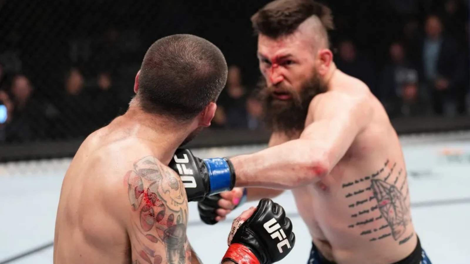 “WHAT A FIGHT”- Michael Bisping, Ali Abdelaziz and more react to Matt Brown vs Bryan Barberena welterweight fight of the night at UFC on ESPN 33