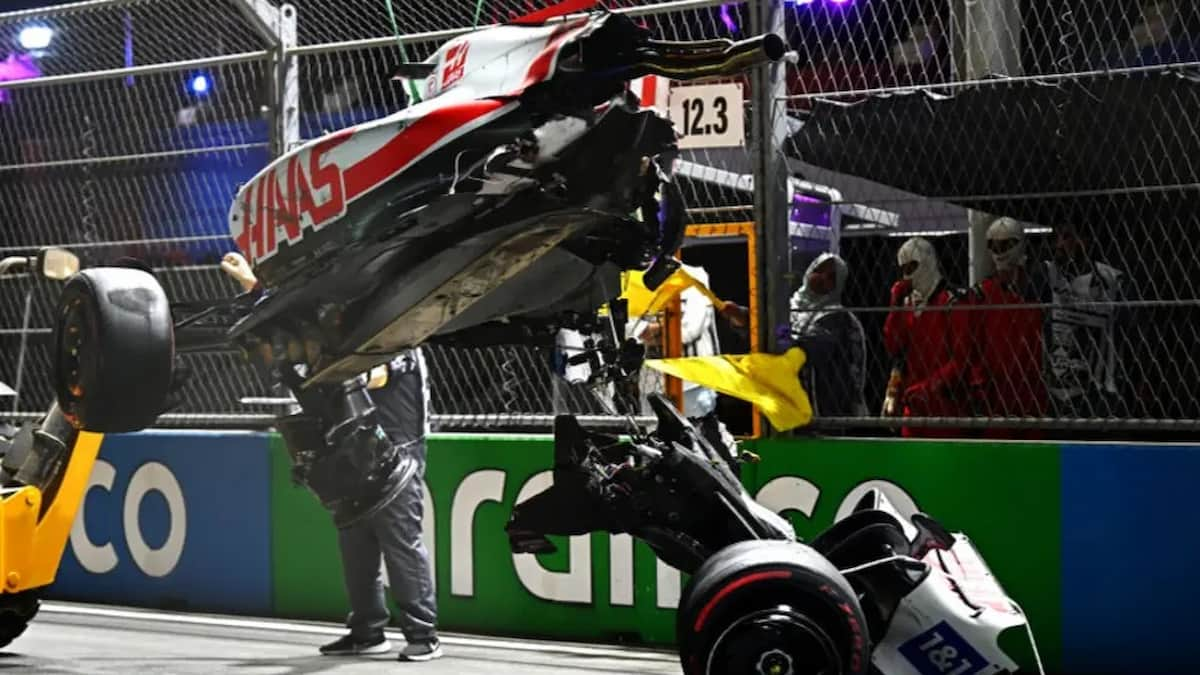 FIA and Haas confirm Mick Schumacher walks out uninjured after the horrific crash at Saudi Arabia GP