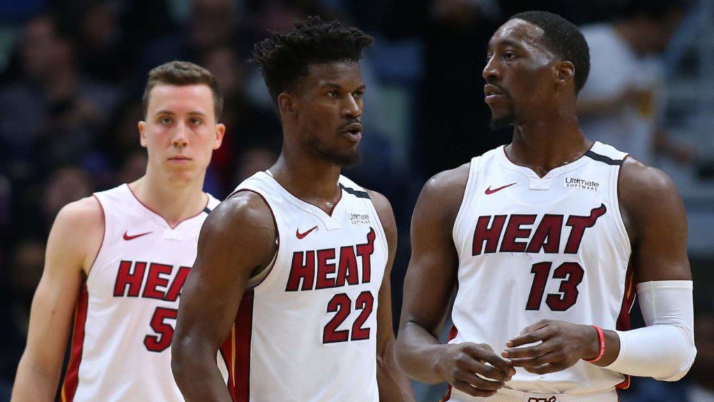 Miami Heat- Duncan Robinson, Jimmy Butler, Bam Adebayo