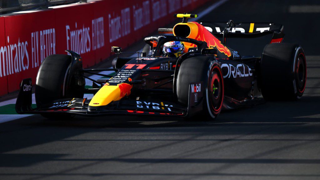 Sergio Perez's Red Bull in FP3