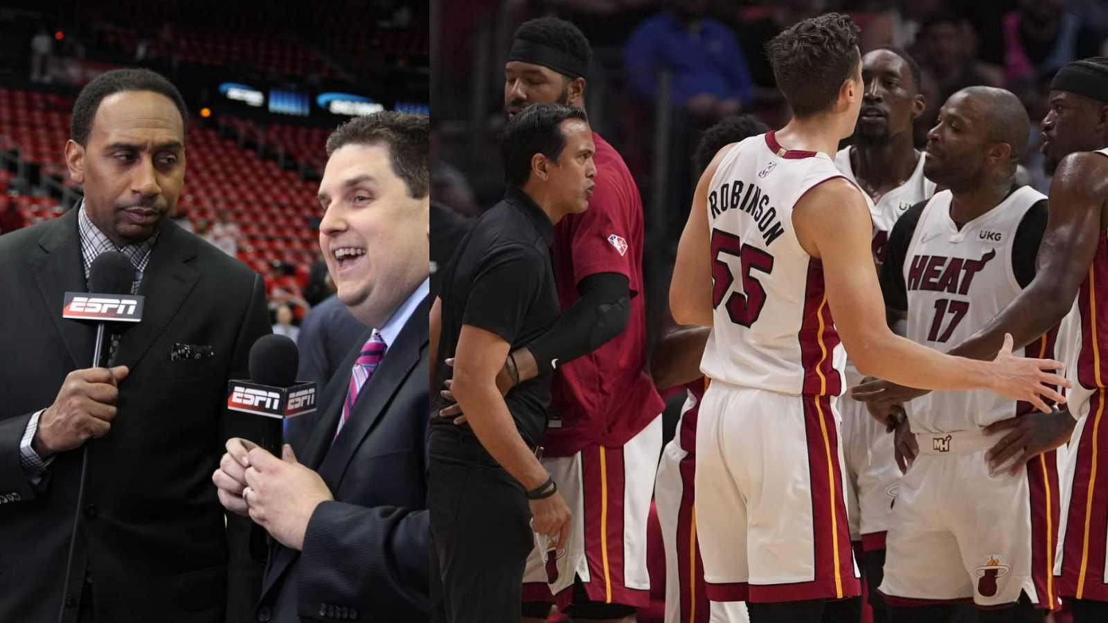 “They can lose to anybody” Stephen A Smith breakdown the aftermath of depleted Heat chemistry following Jimmy Butler and Erik Spoelstra’s heated exchange