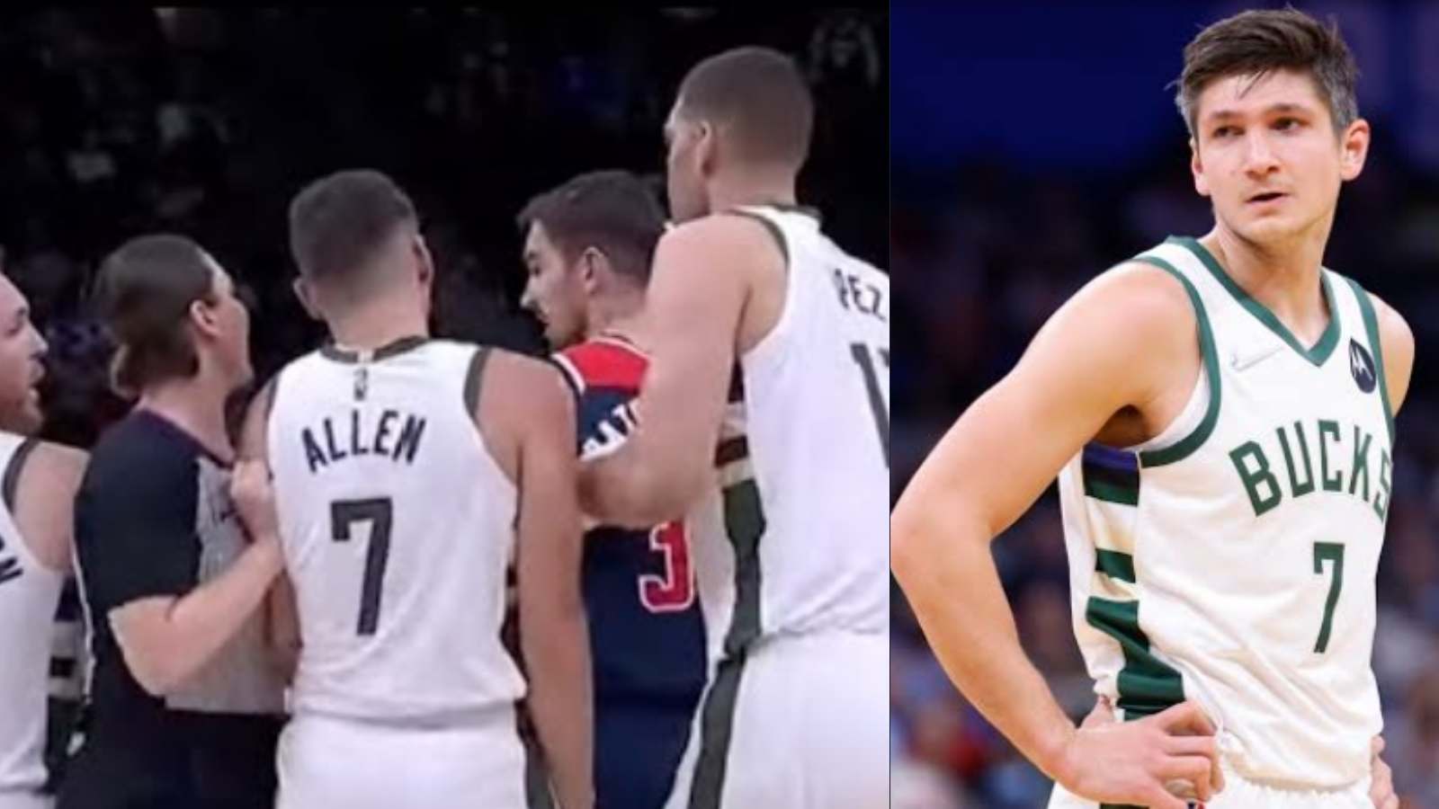 “How does it feel to be on the receiving end”: NBA Fans react as Bucks’ Grayson Allen gets clotheslined by Tomas Satoranksy