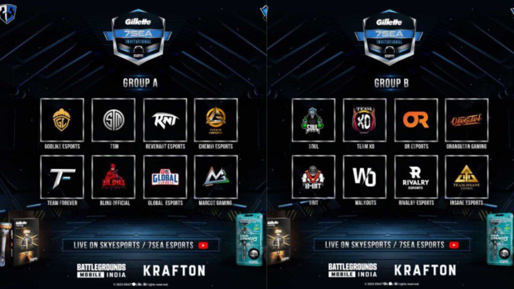 Gillette partners with 7SEA Esports to bring BGMI invitational tournament of $20,000 prize pool