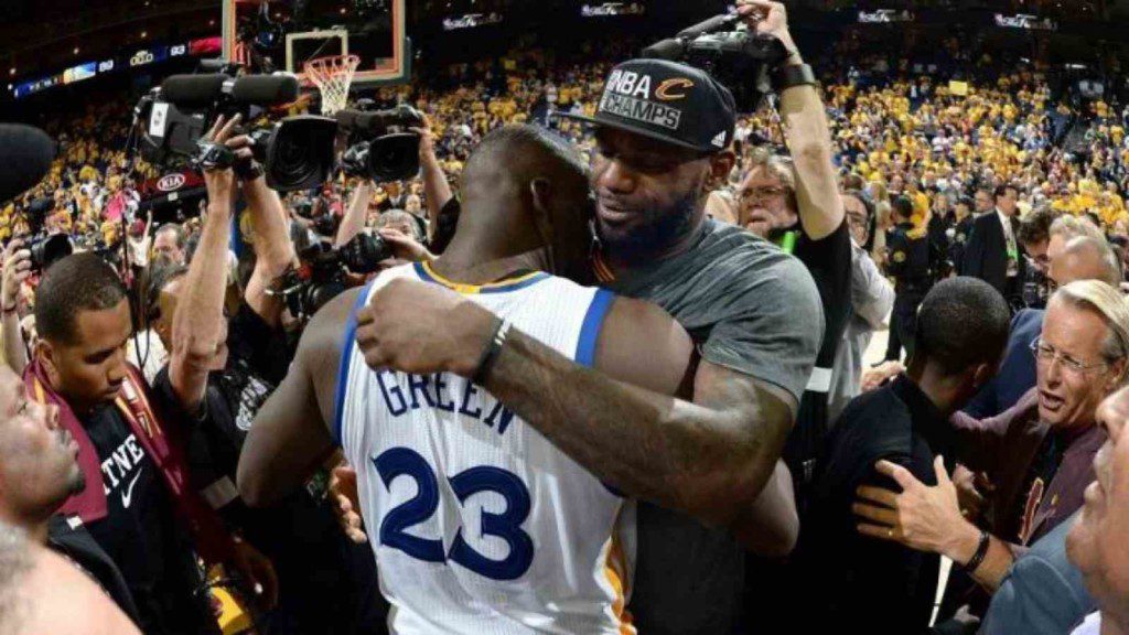 Draymond Green and LeBron James