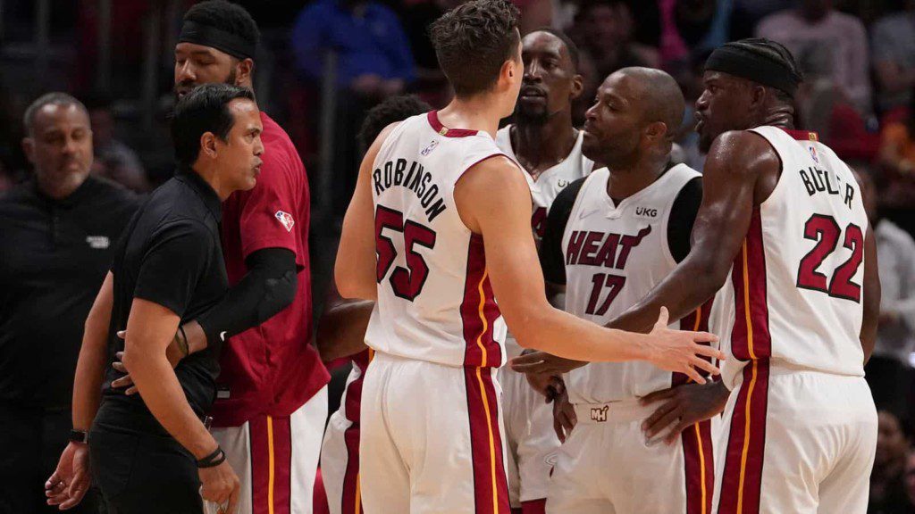 Jimmy Butler and Erik Spoelstra