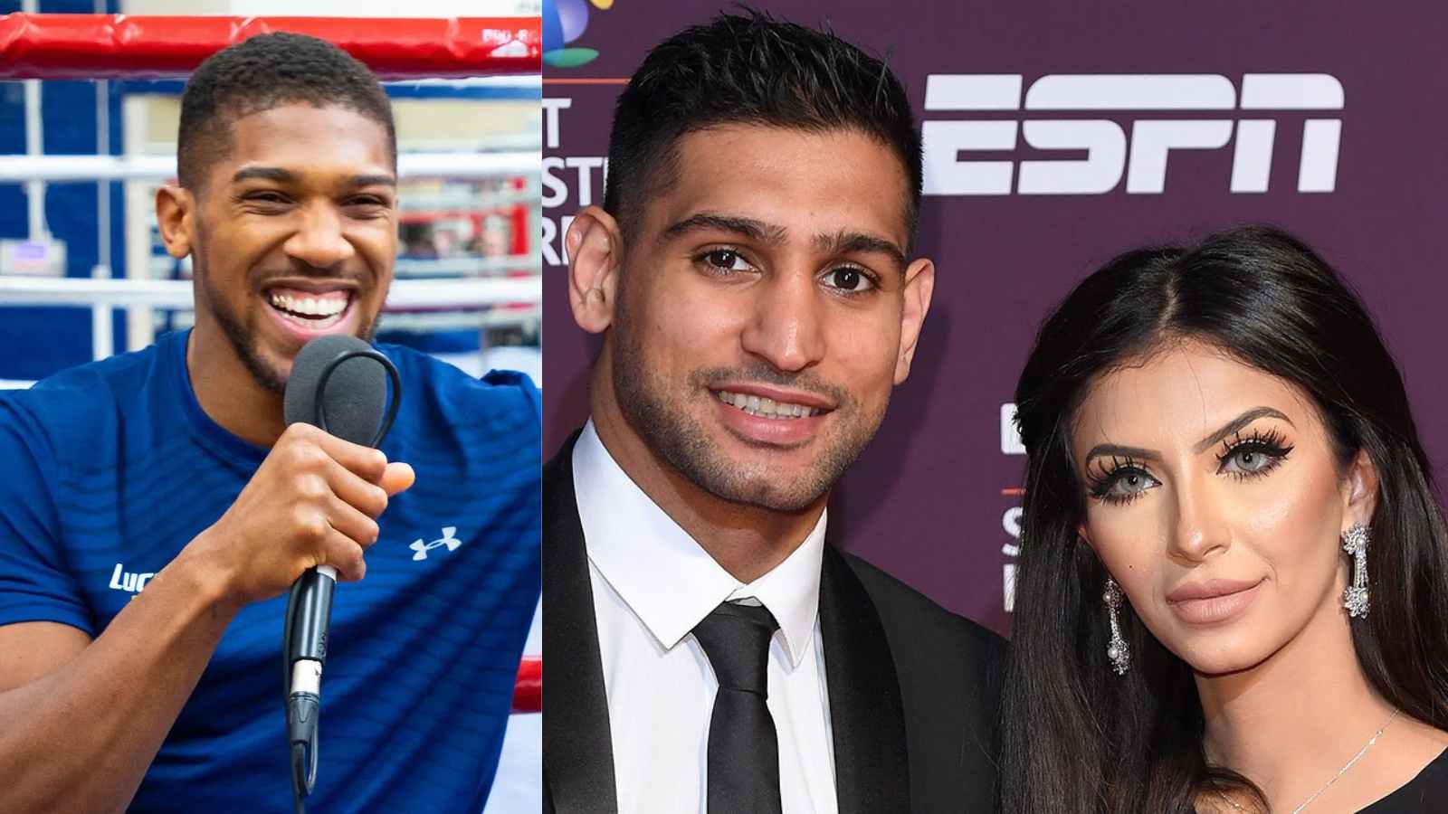 “I wish I did,” Anthony Joshua Makes a Profoundly Disrespectful Comment Towards Amir Khan’s Wife