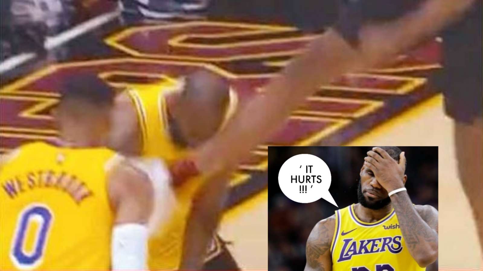 “Kung Fu Mobley” NBA Fans goes berserk as Evan Mobley kicks LeBron James in the face during wild play