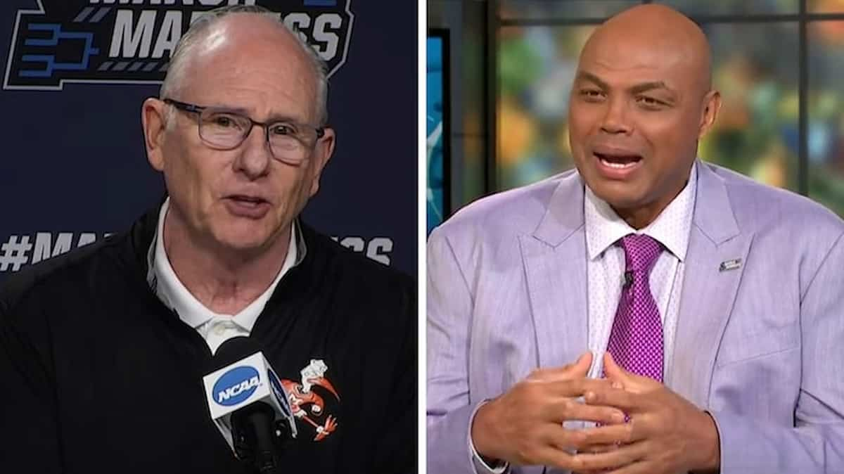 “Keep your damn shirt on” Hurricanes’ Jim Larranaga clowns Charles Barkley over Auburn loss 