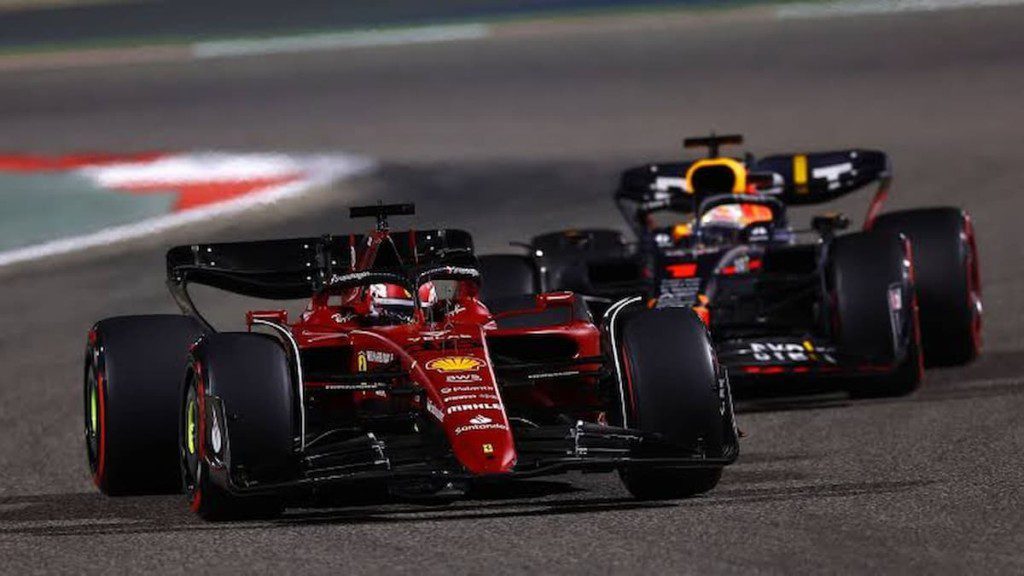 Ferrari and Red Bull at the Bahrain Grand Prix