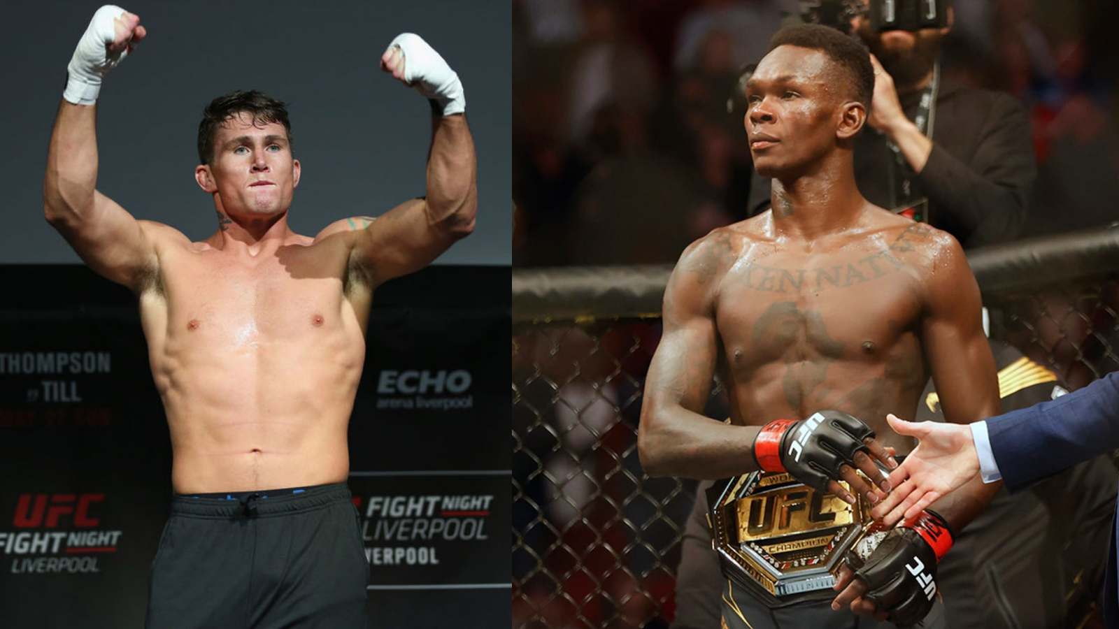 “Stay off the cocaine”- Darren Till claps back at Israel Adesanya for criticism for celebrating with Tom Aspinall UFC London