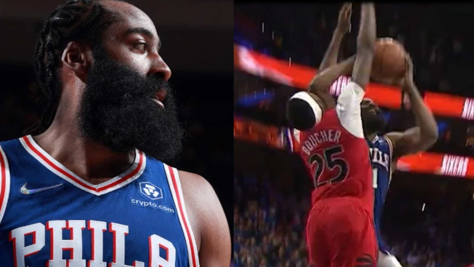 “Send him back to Brooklyn” NBA Fans brutally troll James Harden after ‘Worst Choke’ against Raptors