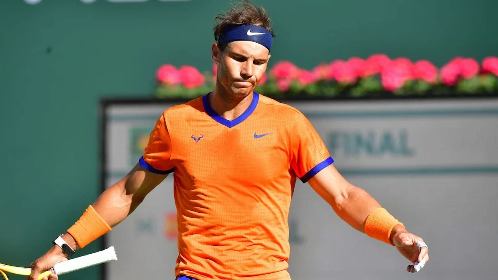 “It worries me” Rafael Nadal might have a delayed start to Clay season after chest pains in the Indian Wells finals