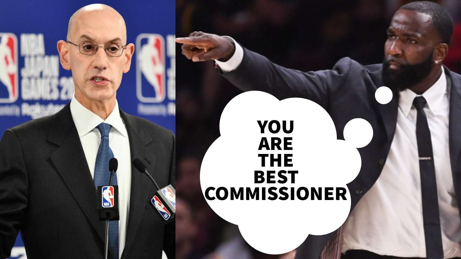 “We got the best f***g commissioner in sports” Kendrick Perkins highly commends NBA commissioner Adam Silver for constantly working for and with players association